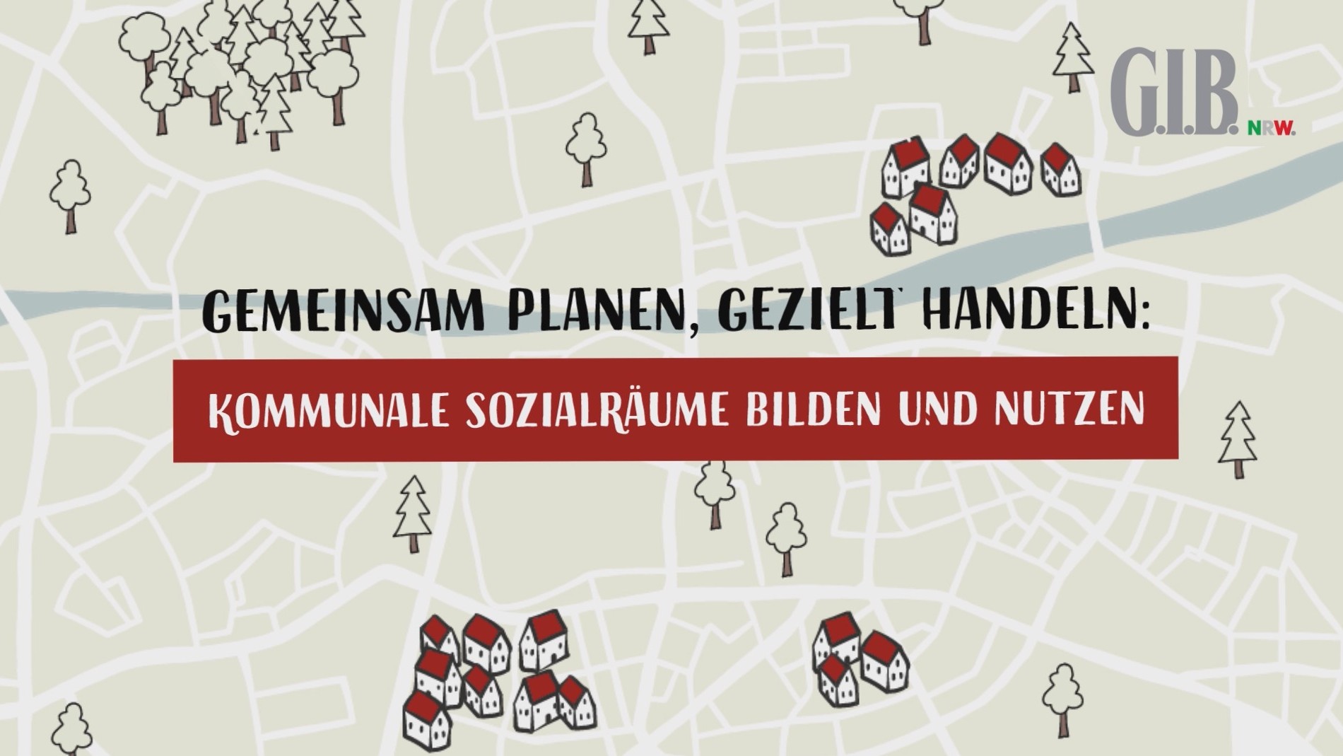 Das Bild zeigt die Illustration einer kleinräumigen Karte.
